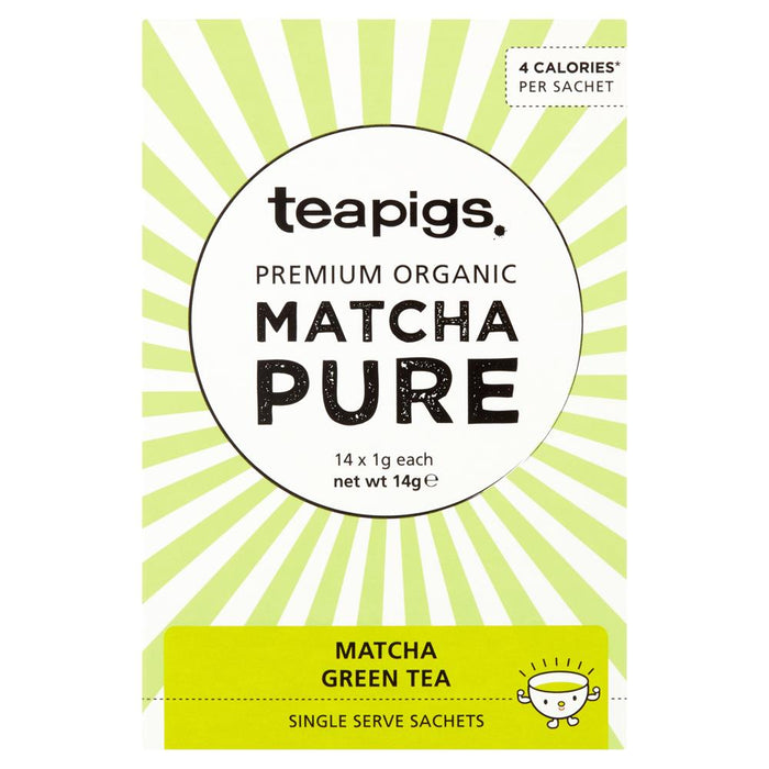 Teapigs Organic Matcha Green Tea 14 Sachets