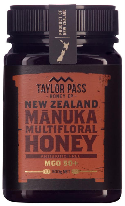 Taylor Pass Multifloral Manuka Honey MGO50+ 500g