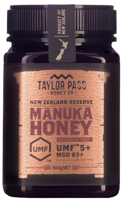 Taylor Pass Manuka Honey MGO 83 UMF 5 500g