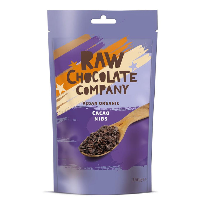 The Raw Chocolate Company Cacao Nibs Organic Raw 150g