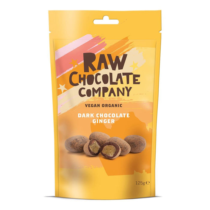 The Raw Chocolate Company Org Chocolate Stem Ginger 125g