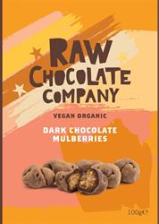 The Raw Chocolate Company Chocolate Mulberries 100g