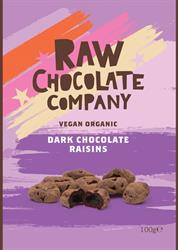 The Raw Chocolate Company Chocolate Raisins 100g