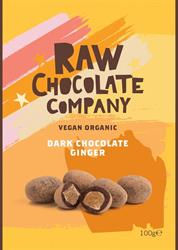 The Raw Chocolate Company Chocolate Ginger 100g