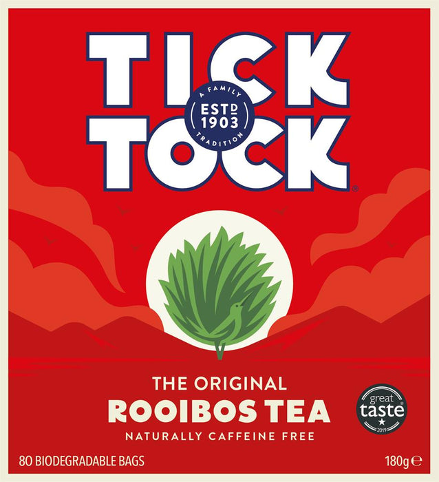 Tick Tock Rooibos Tea 80 Bags
