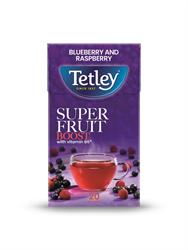 Tetley Boost Blueberry & Raspberry 20 Bags