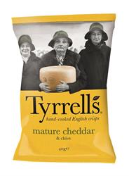 Tyrrells Cheese & Chive Crisps 40g