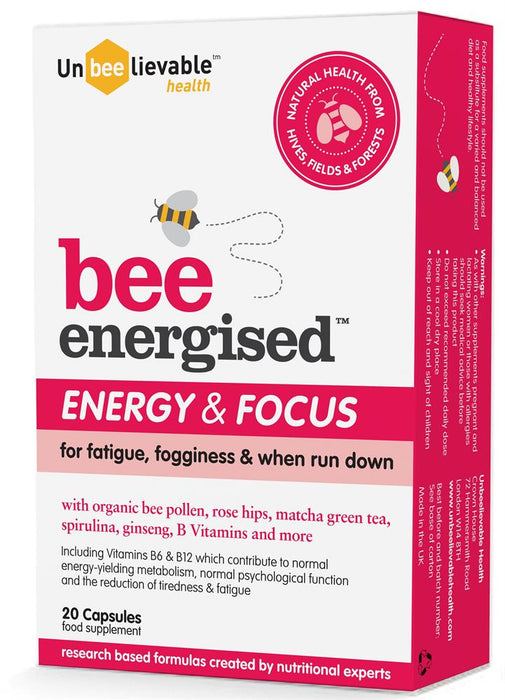 UnBEElievable Health Bee Energised 20 Capsules