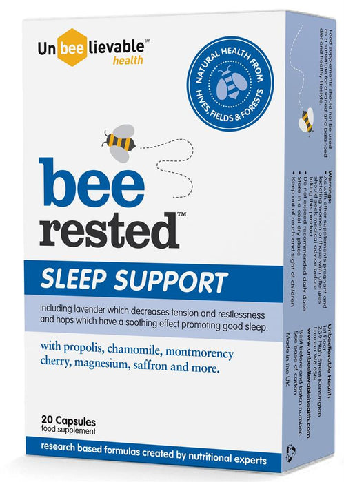 UnBEElievable Bee Rested Sleep Support 20 Capsules