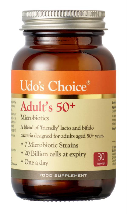 Udo's Choice Adult 50+ Microbiotic 30 Capsules