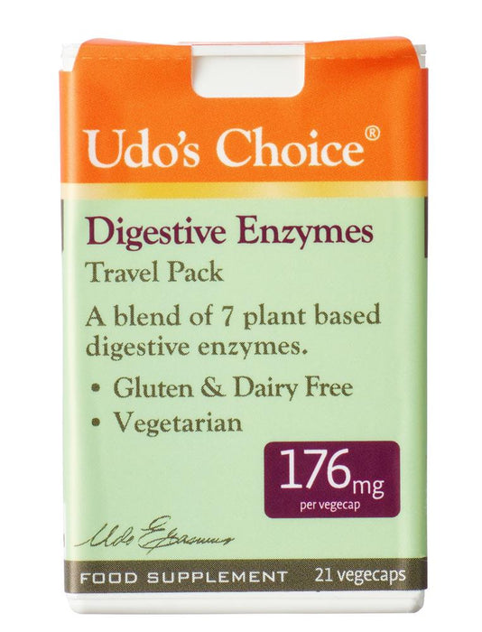Udo's Choice Digestive Enzyme Travel 21 Capsules