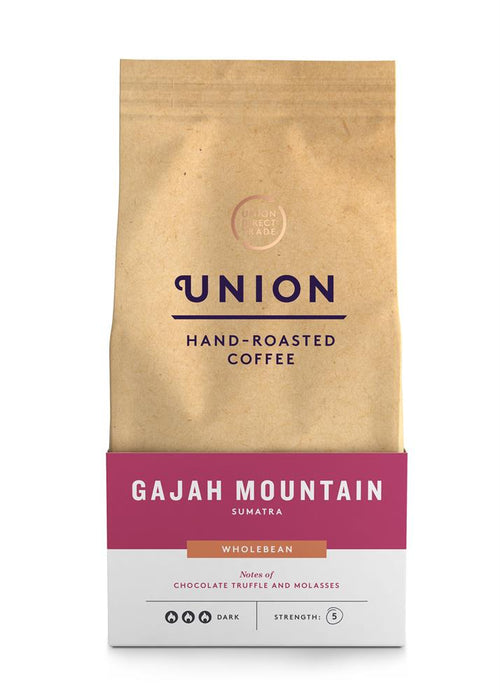 Union Roasted Coffee Gajah Sumatra Beans 200g