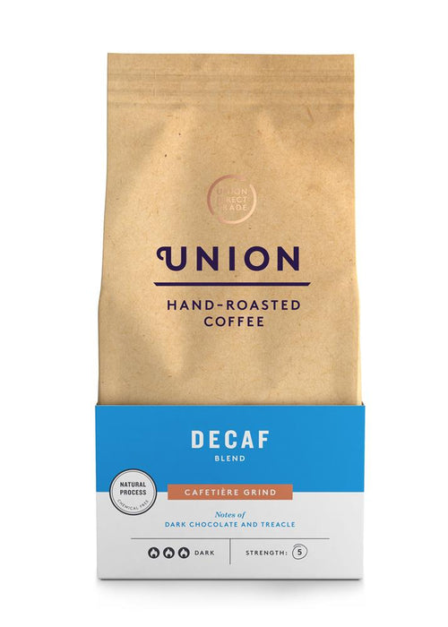 Union Roasted Coffee Decaf Cafetiere 200g