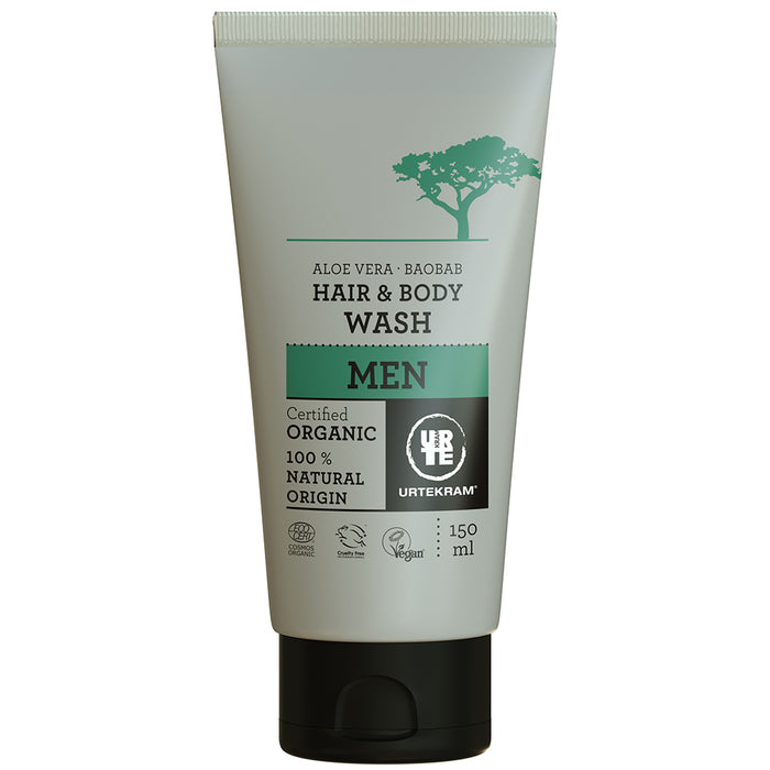 Urtekram Mens Hair & Body Wash 150ml