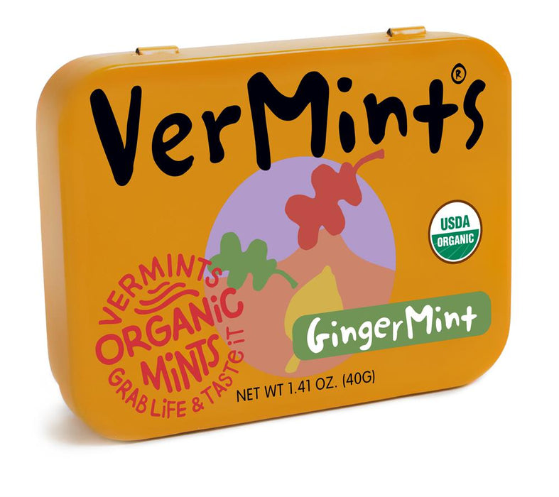Vermints Organic Gingermint Mints 40g