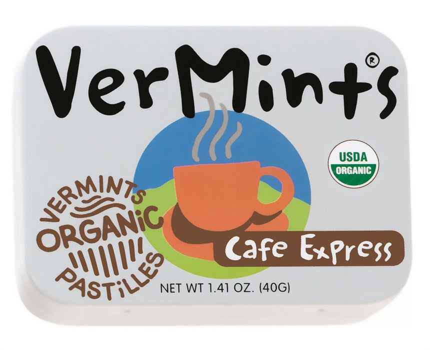 Vermints Organic Cafe Express Mints 40g