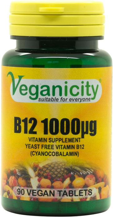 Veganicity B12 1000ug 90 tablet