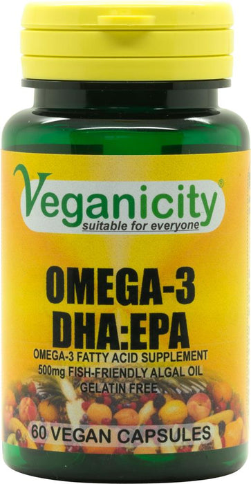 Veganicity Omega-3 DHA:EPA 60vegicaps
