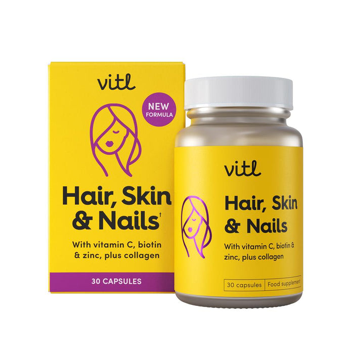 VITL Hair, Skin & Nails 30 capsules