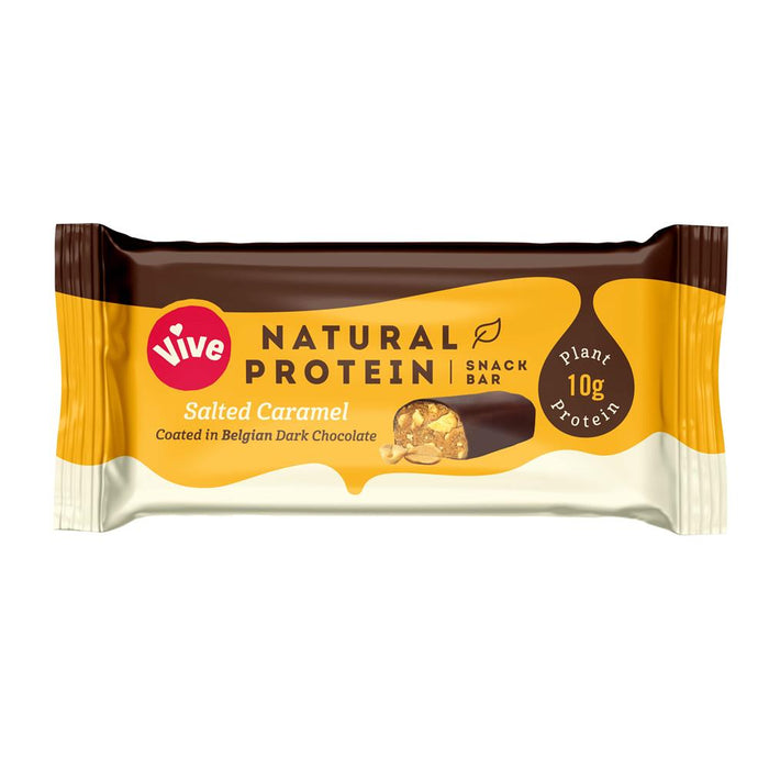 Vivefoods Salted Caramel Protein Bar 49g