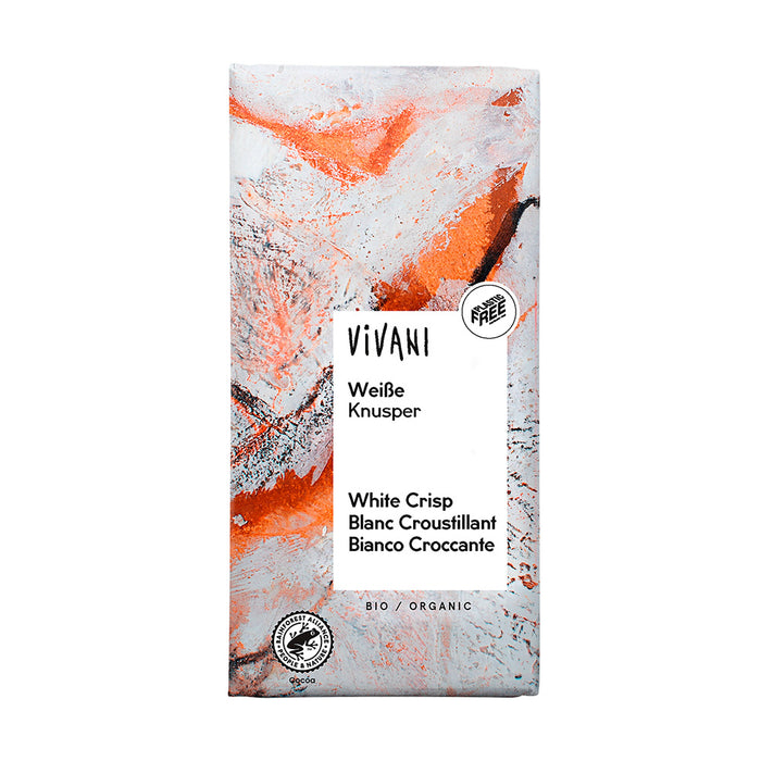 Vivani White Crisp Chocolate 100g