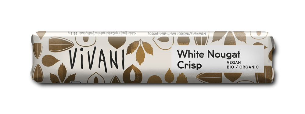 Vivani White Nougat Crisp - Rice Choc 35g