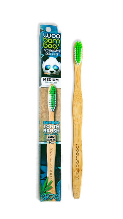 Woobamboo Zero Waste Medium Toothbrush