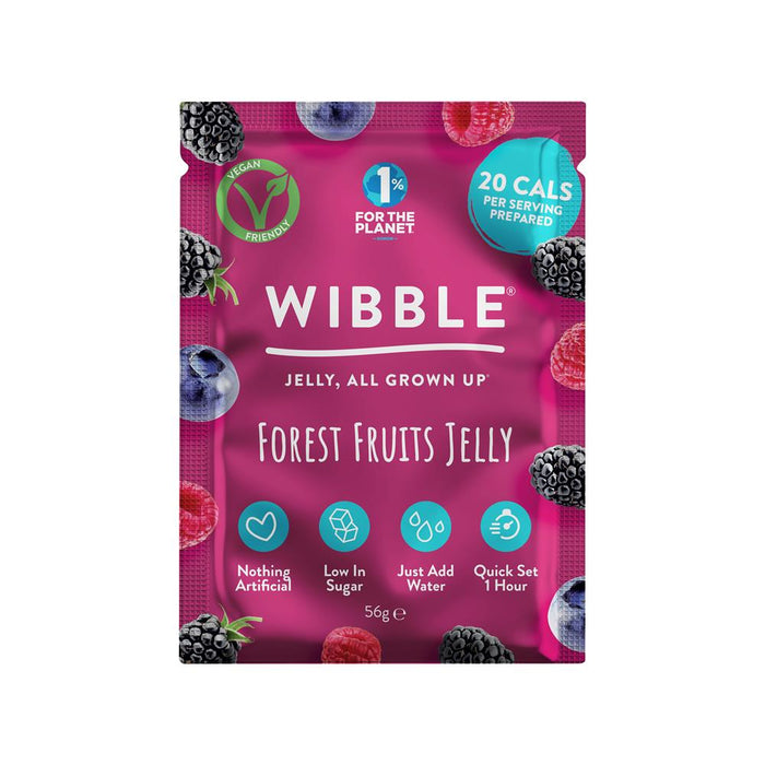 Wibble Raspberry Jelly Crystals 1 sachet