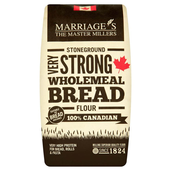 W H Marriage Canadian Very Strong Wholemeal Flour 1.5KG