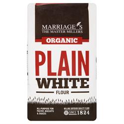 W H Marriage Organic Plain White Flour 1KG