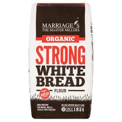 W H Marriage Organic Strong White Flour 1KG