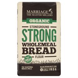 W H Marriage Organic Strong Wholemeal Flour 1KG
