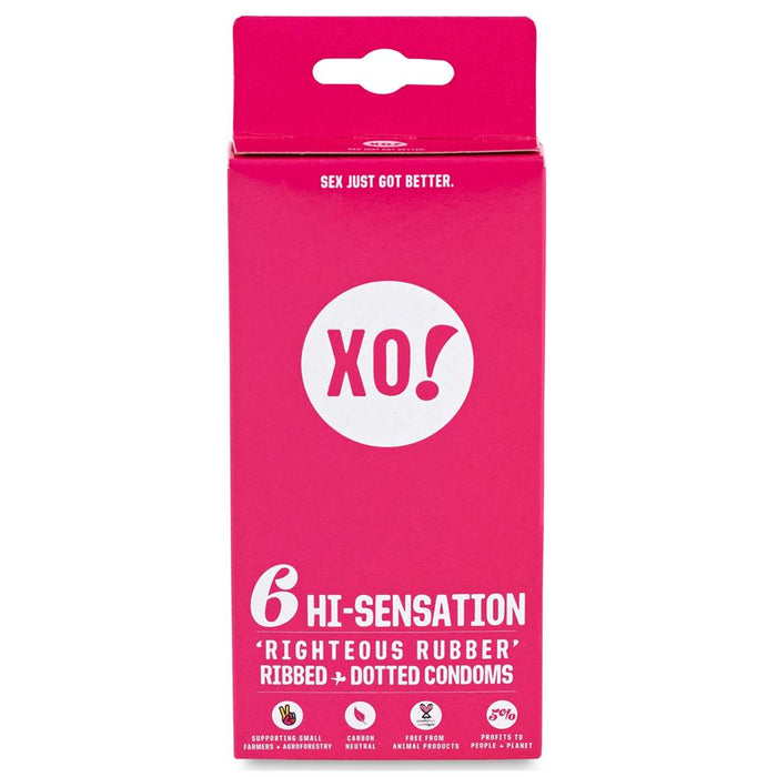 XO! XO! Hi-Sensation Condoms (6) 1pack