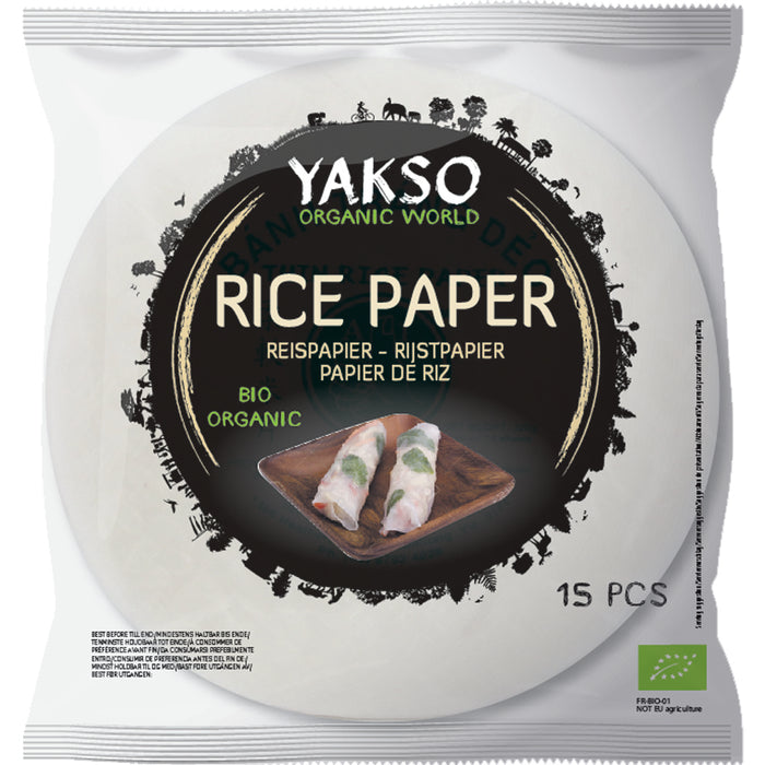 Yakso Organic Rice Paper 150g