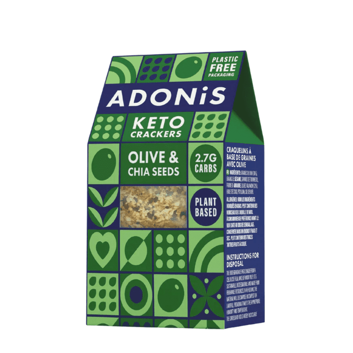 Adonis Olive & Chia Seeds Crackers 60g