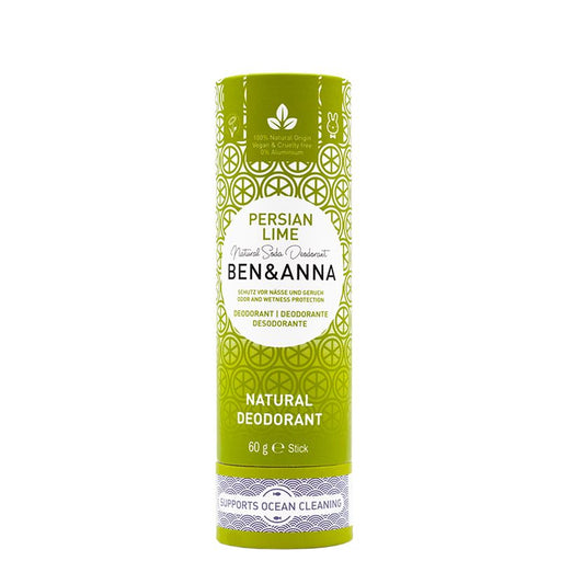 Ben & Anna Natural Soda Deodorant - Persian Lime 60g