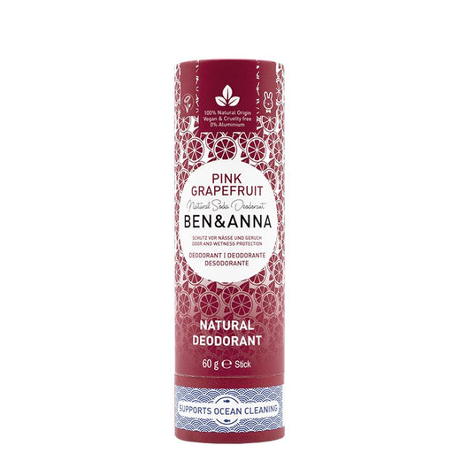 Ben & Anna Natural Soda Deodorant - Pink Grapefruit 60g