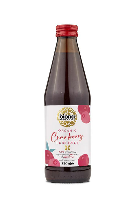 Biona Organic Pure Cranberry Juice 330ml
