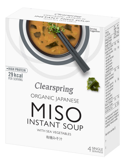 Clearspring Instant Miso Soup Sea Veg 4x10g