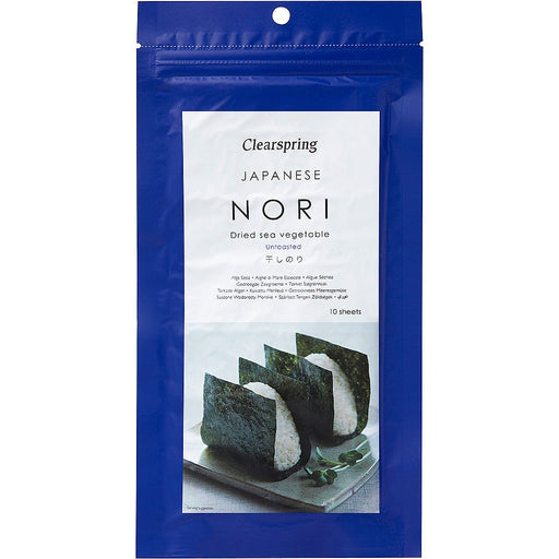 Clearspring Japanese Nori - Dried Sea Vegetable (Untoasted)