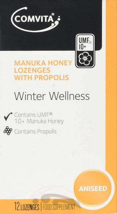 Comvita Manuka Honey with Propolis Aniseed 12 lozenges