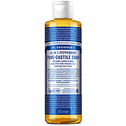 Dr Bronner Peppermint Castile Soap 237ml
