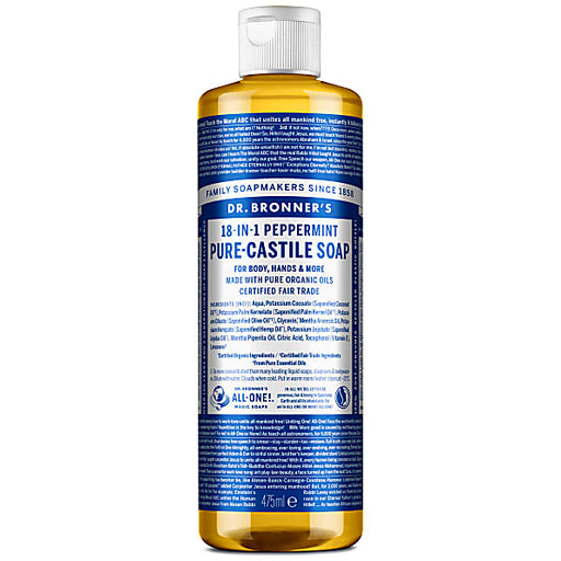 Dr Bronner Peppermint Castile Soap 473ml