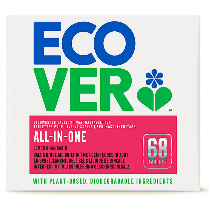 Ecover All-in-One Dishwasher Tablets - 68
