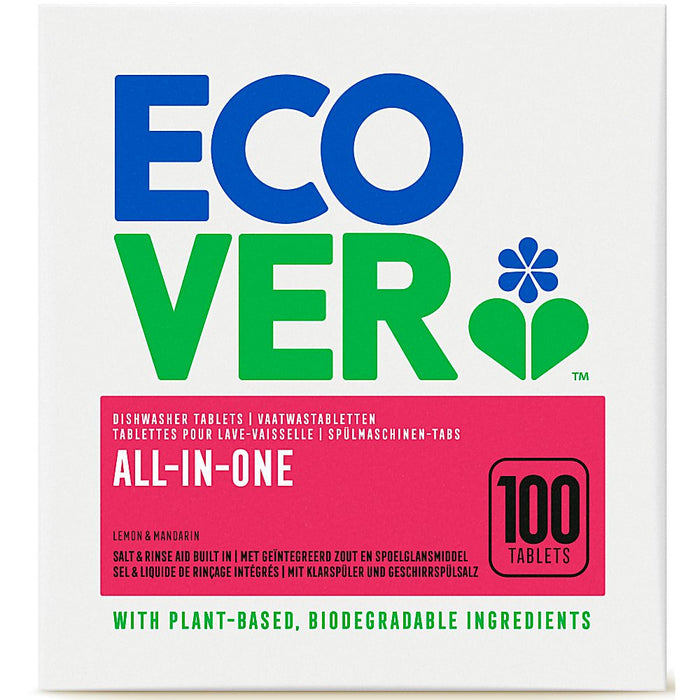 Ecover Dishwasher Tablets AiO XL 100