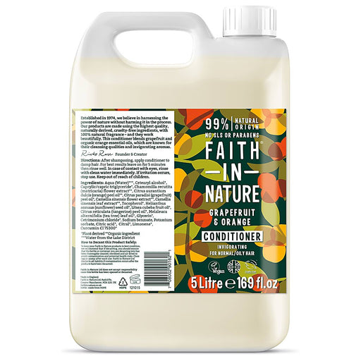 Faith In Nature Grapefruit & Orange Conditioner 5L