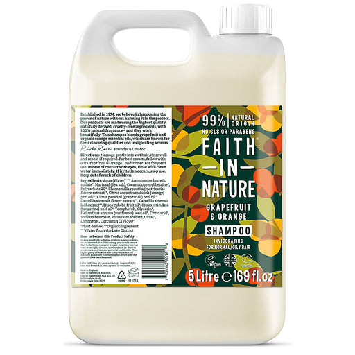 Faith In Nature Grapefruit & Orange Shampoo 5L