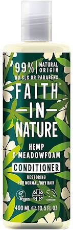 Faith in Nature Hemp and Meadowfoam Conditioner 400ml