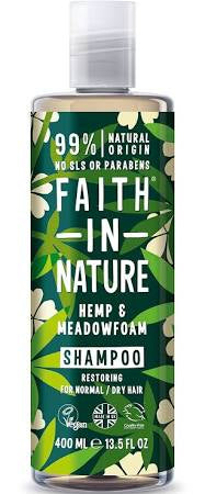 Faith in Nature Hemp and Meadowfoam Shampoo 400ml