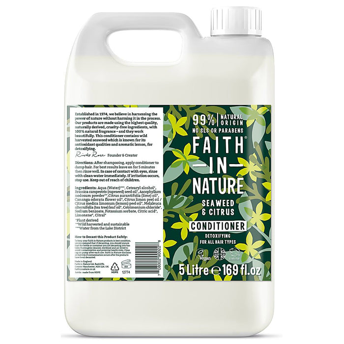 Faith In Nature Seaweed & Citrus Conditoner 5L